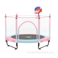 Niños seguros de 60 pulgadas Mini Trampolín con red protectora